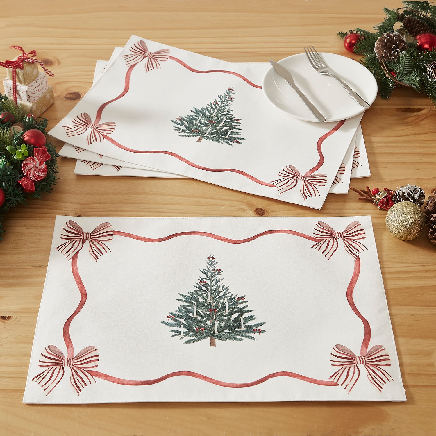 Avanti Heirloom Noel 4 Pack Placemat