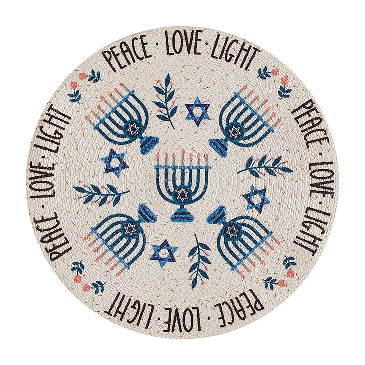 Avanti Peace Love 4 Pack Placemat