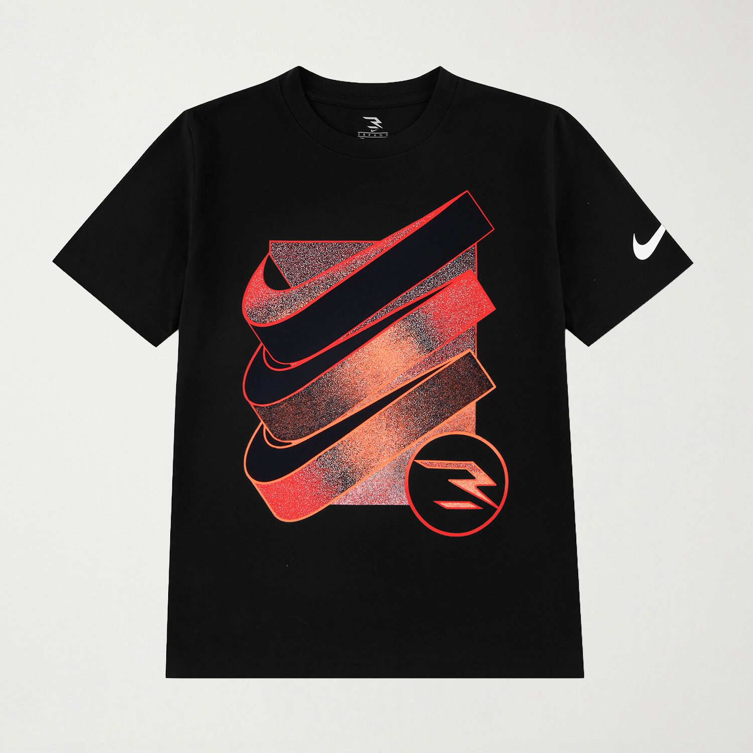 Nike 3BRAND by Russell Wilson Big Kid Boys Crew Neck Short Sleeve Regular Fit Graphic T-Shirt