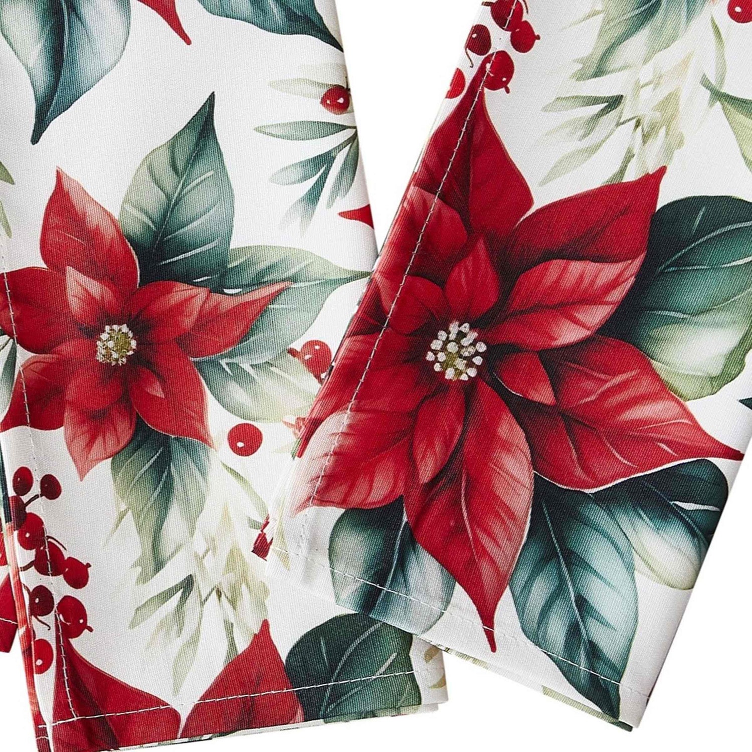 Avanti Poinsettia 4 Pack Napkins