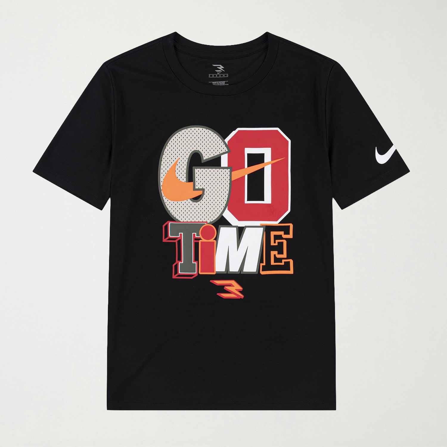 Nike 3BRAND by Russell Wilson Big Kid Boys Crew Neck Short Sleeve Regular Fit Graphic T-Shirt
