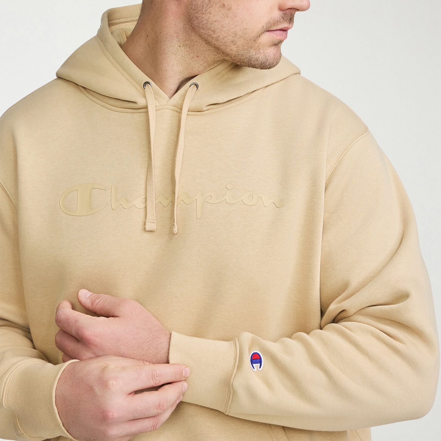 Champion Powerblend Mens Long Sleeve Active Big and Tall Hoodie