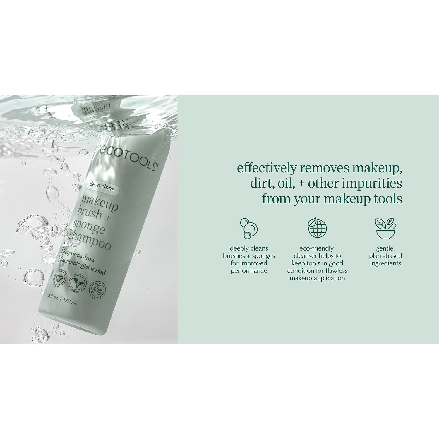 Eco Tools Makeup Brush Cleansing Shampoo