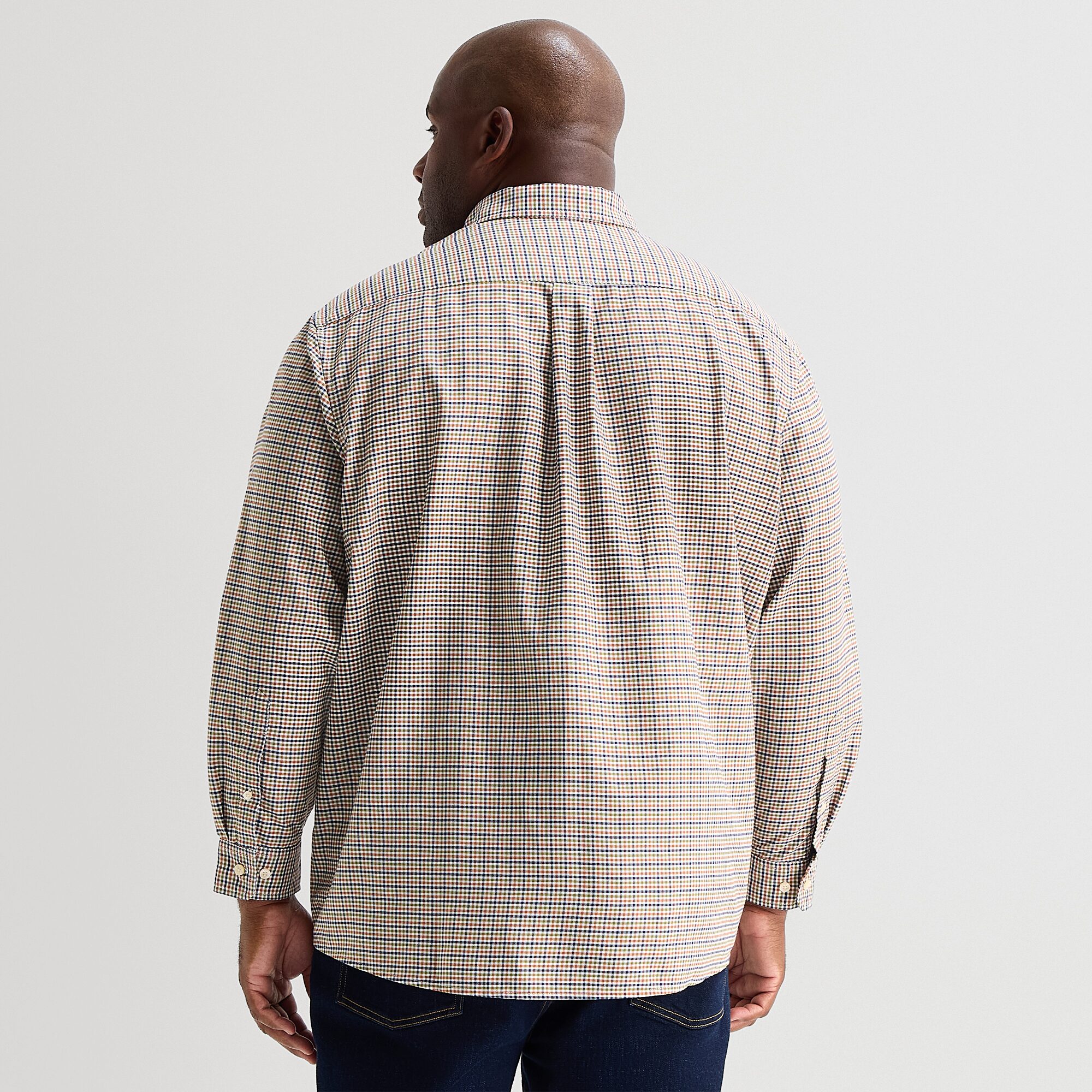 U.S. Polo Assn. Mens Long Sleeve Regular Fit Embroidered Big and Tall Button-Down Shirt