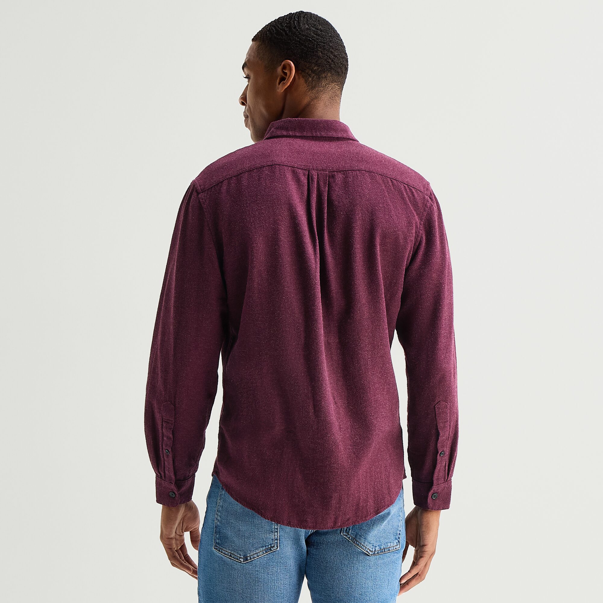 U.S. Polo Assn. Brushed Twill Mens Long Sleeve Classic Fit Embroidered Button-Down Shirt