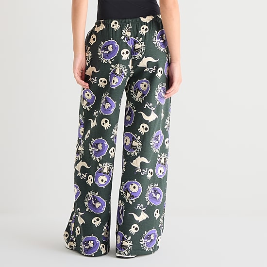 Jack Sally Zero Pattern Womens Juniors Straight High Rise Sweatpant
