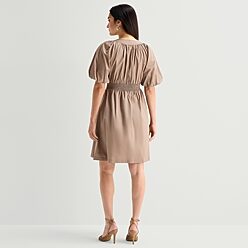 womens jersey dress with texture and drawstring details Sport style reimagined for JULY30OFF SIZE:XXS *FINAL SALE* Honky Tonk Bar Houston,