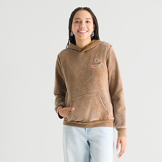 Butterfly Hoodie Womens Juniors Long Sleeve Fleece Hoodie