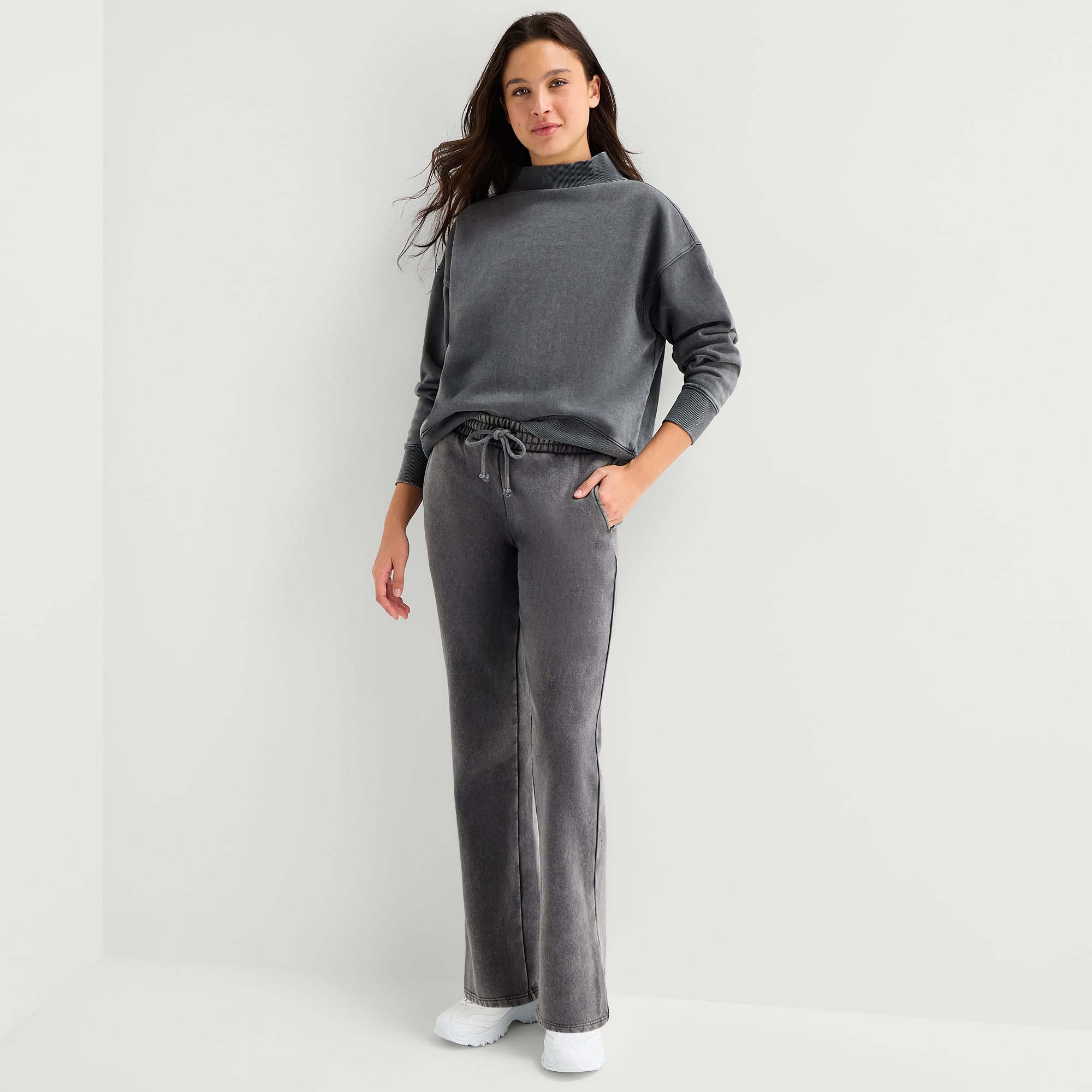 Arizona Womens Juniors Bootcut Low Rise Lounge Pant