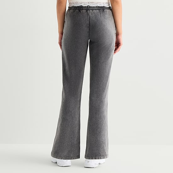 Arizona Womens Juniors Bootcut Low Rise Lounge Pant