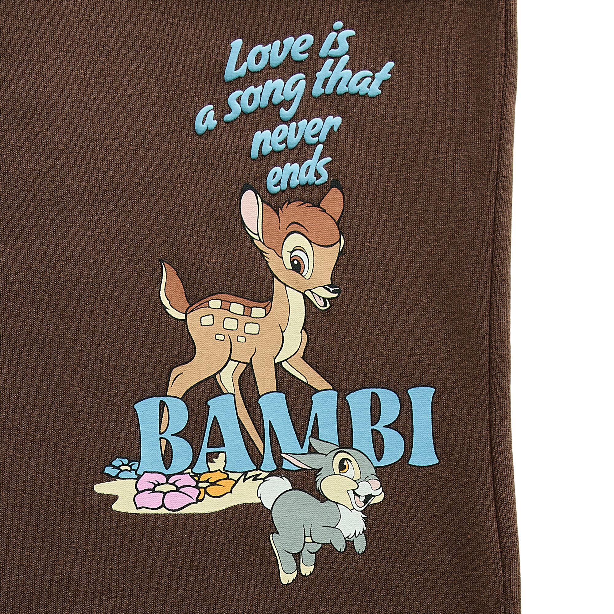 Bambi Wide Leg Bottom Womens Juniors Sweatpant