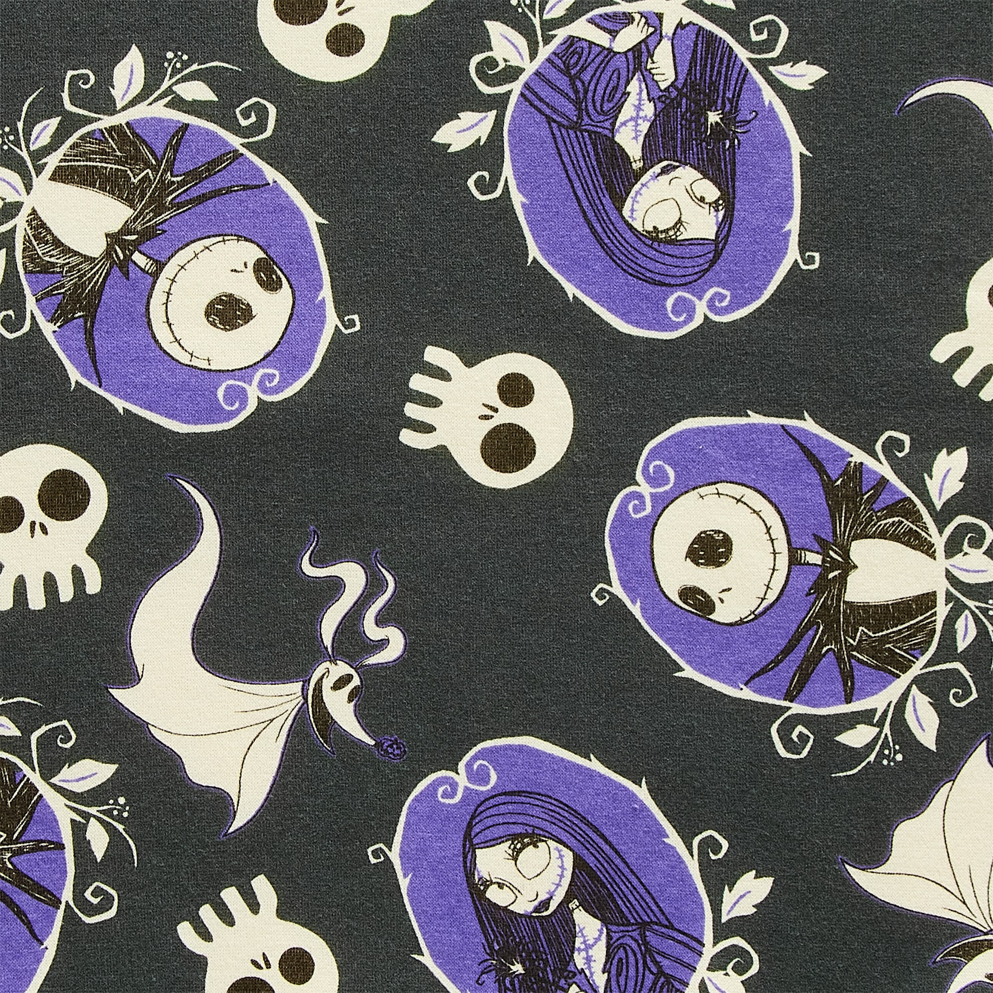 Jack Sally Zero Pattern Womens Juniors Crew Neck Long Sleeve Sweatshirt