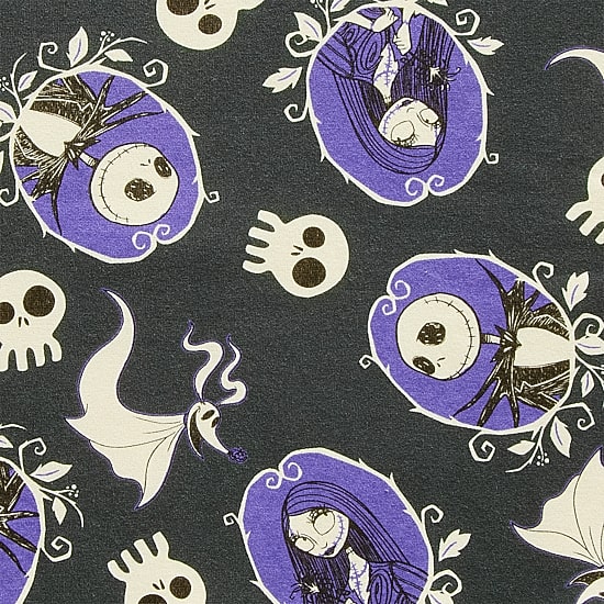 Jack Sally Zero Pattern Womens Juniors Crew Neck Long Sleeve Sweatshirt