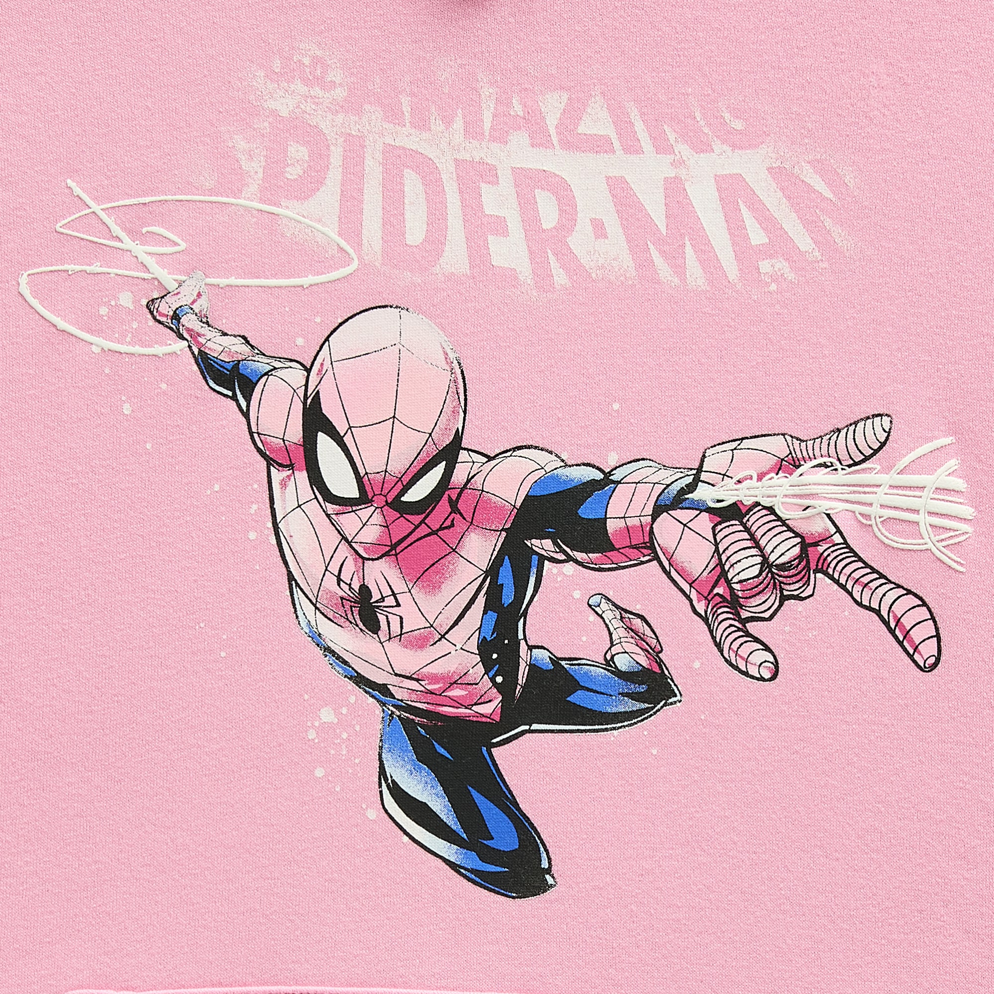 Spiderman Hoodie Womens Juniors Long Sleeve Fleece
