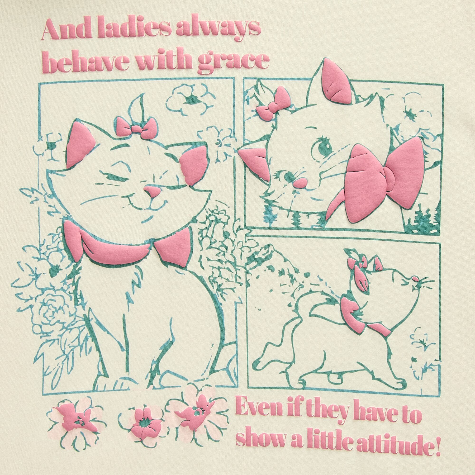 Aristocats Hoodie Womens Juniors Long Sleeve The