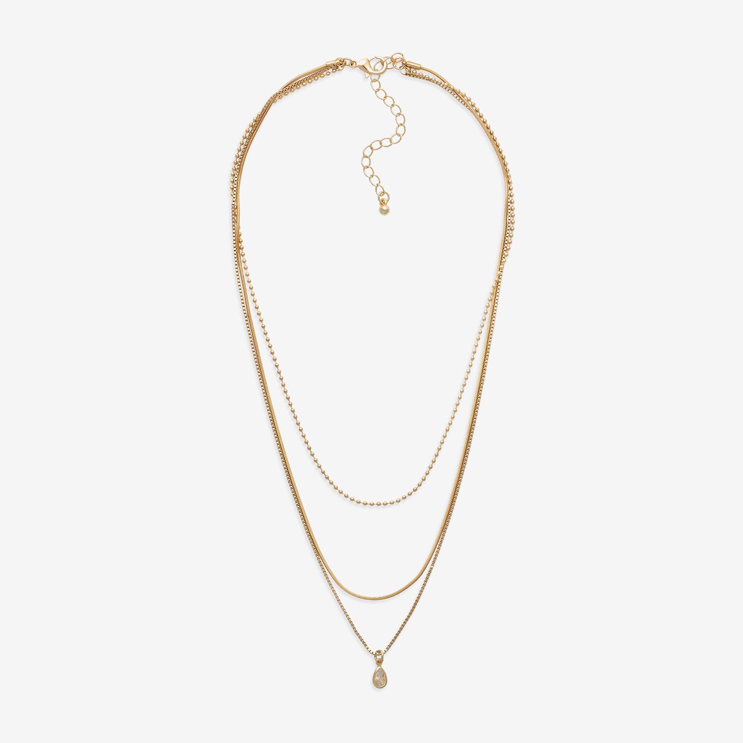 Mixit Womens Cubic Zirconia 3-pc. Pendant Necklace Set