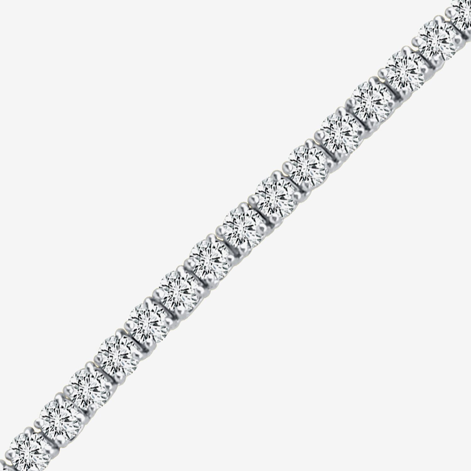 (F / Si2) Womens 5 CT. T.W. 10K Gold 18 Inch Chain Necklace