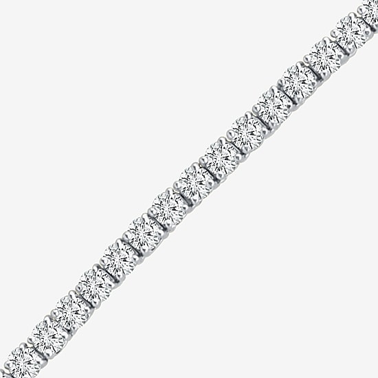 (F / Si2) Womens 5 CT. T.W. 10K Gold 18 Inch Chain Necklace