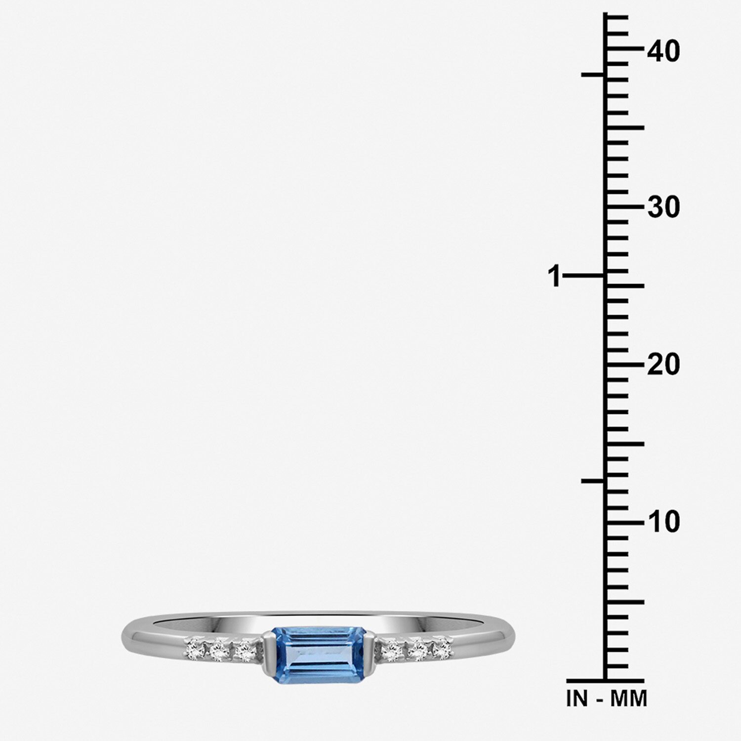 Limited Quantities! Womens Diamond Accent Genuine Blue Topaz Sterling Silver Cocktail Ring