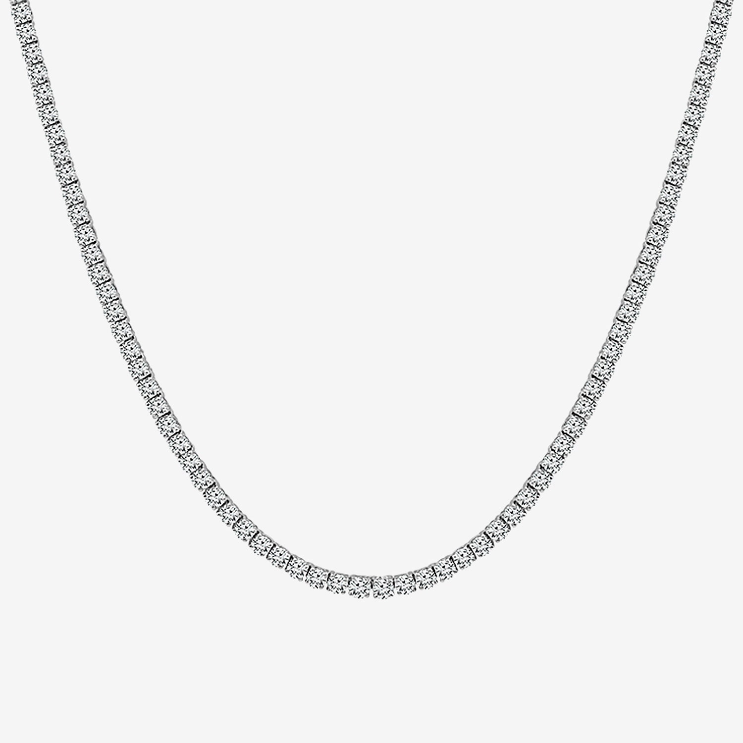 (F / Si2) Womens 10K Gold 18 Inch Chain Necklace