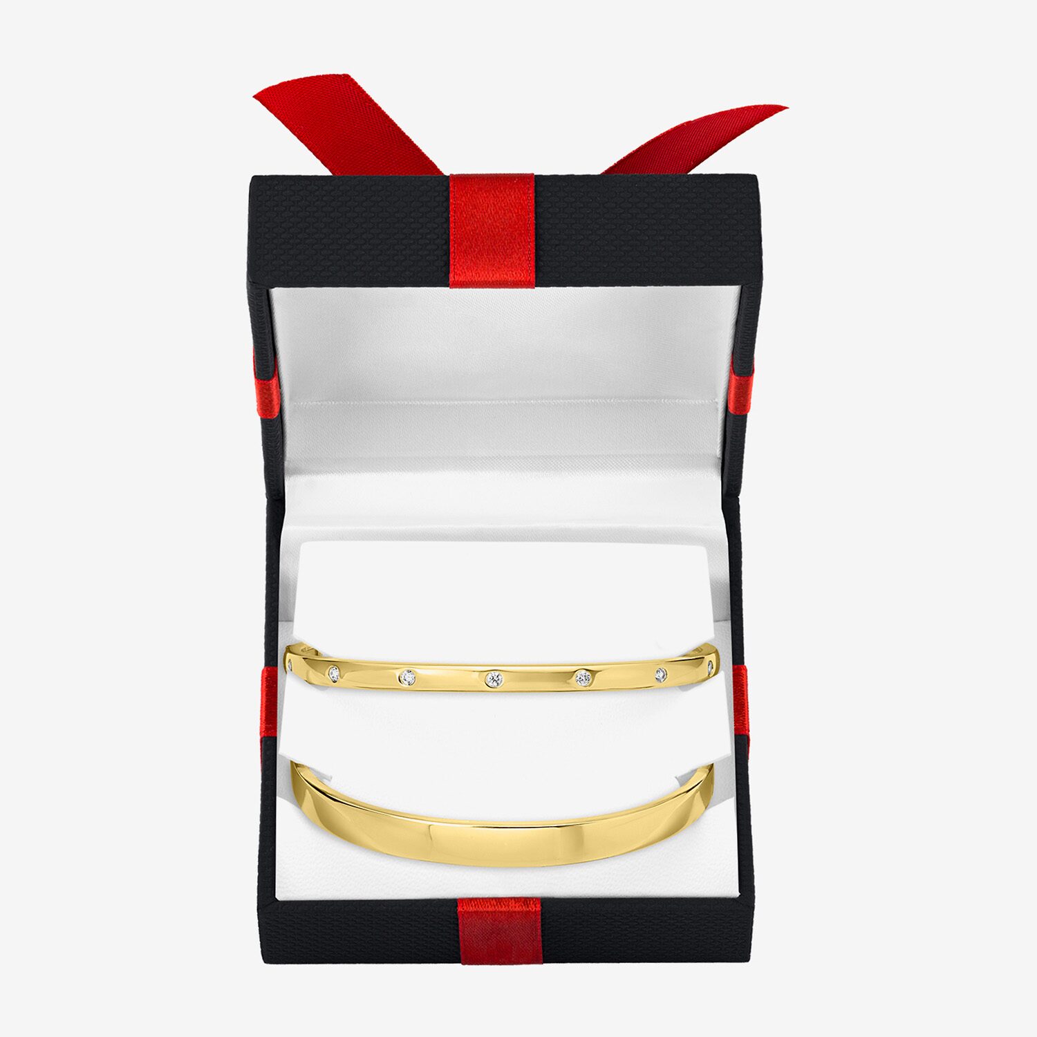 Yes, Please! Womens 2-pc. White Sapphire 14K Gold Over Brass Bracelet Set