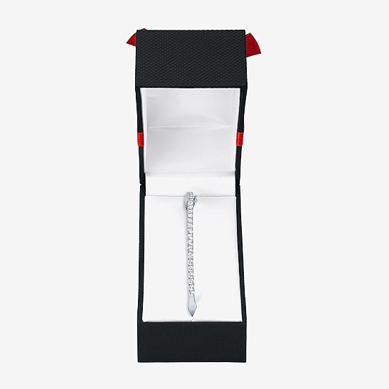 Yes, Please! Womens Lab Created White Sapphire Casted Pure Silver Over Brass Bangle Bracelet