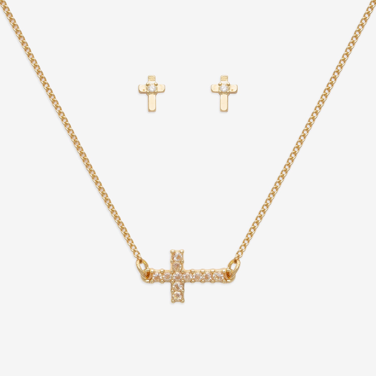 Mixit Womens Green Cubic Zirconia 3-pc. Pendant Necklace Set