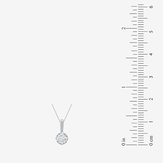 (H-I / I1) Womens 1 CT. T.W. Lab Grown White Diamond Sterling Silver Round 2-pc. Jewelry Set