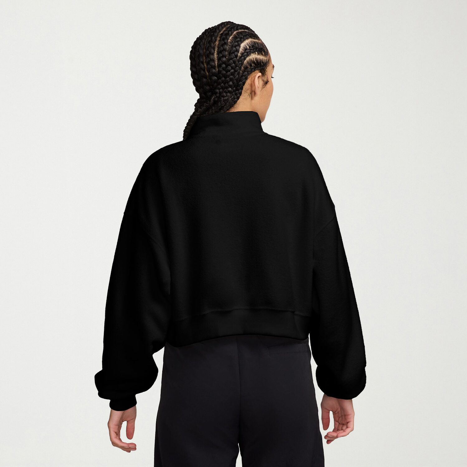 Nike Womens High Neck Long Sleeve Active Quarter-Zip Pullover