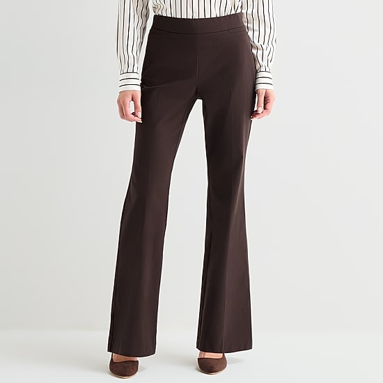 Liz Claiborne Lisa Womens Flare Pull-On Pant