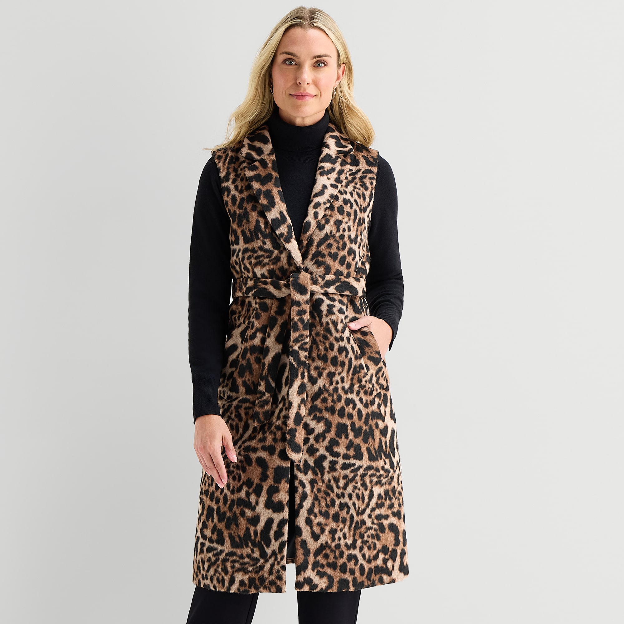 Liz Claiborne Womens Tall Soft Shell Vest