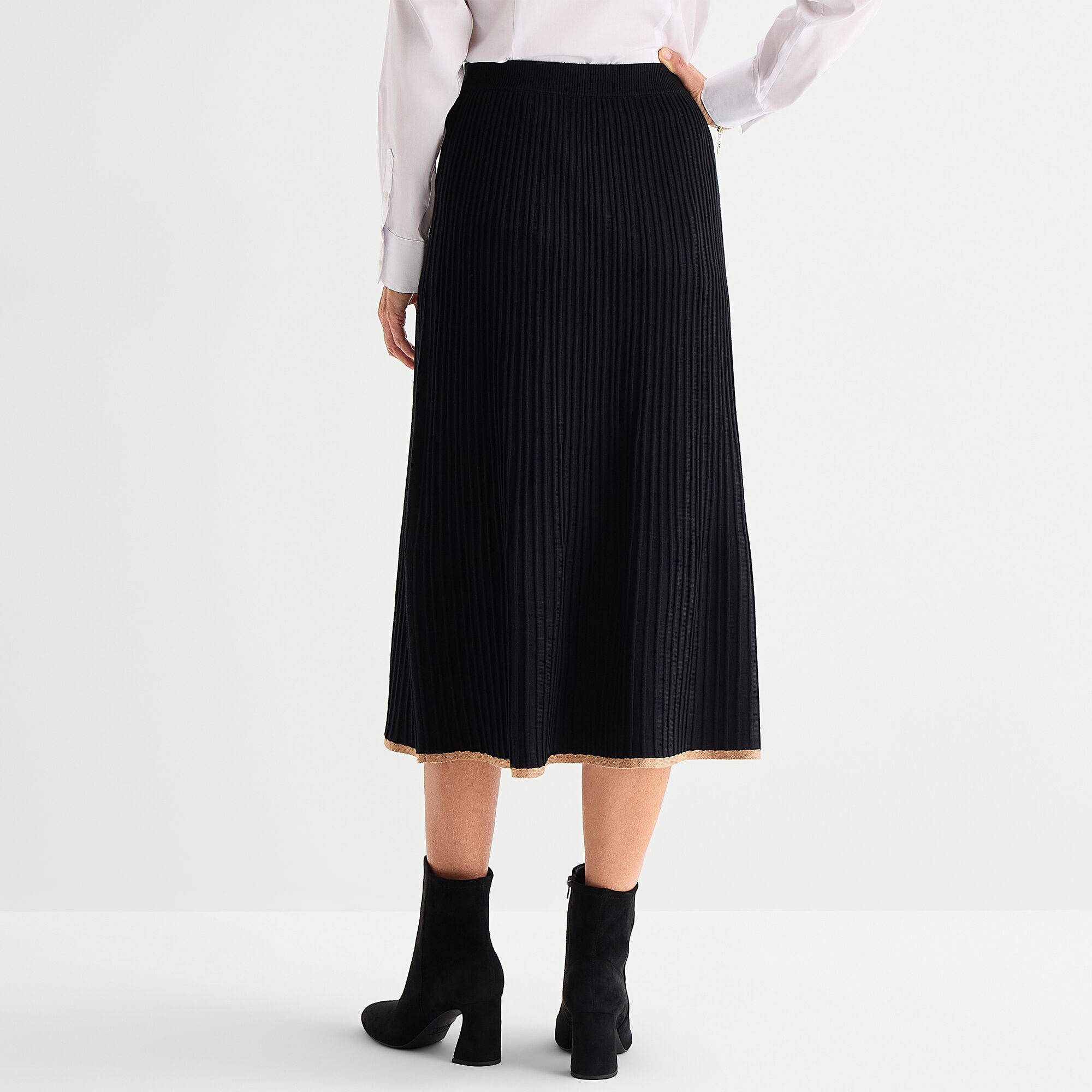 Liz Claiborne Womens Tall High Rise Midi Sweater Pencil Skirt