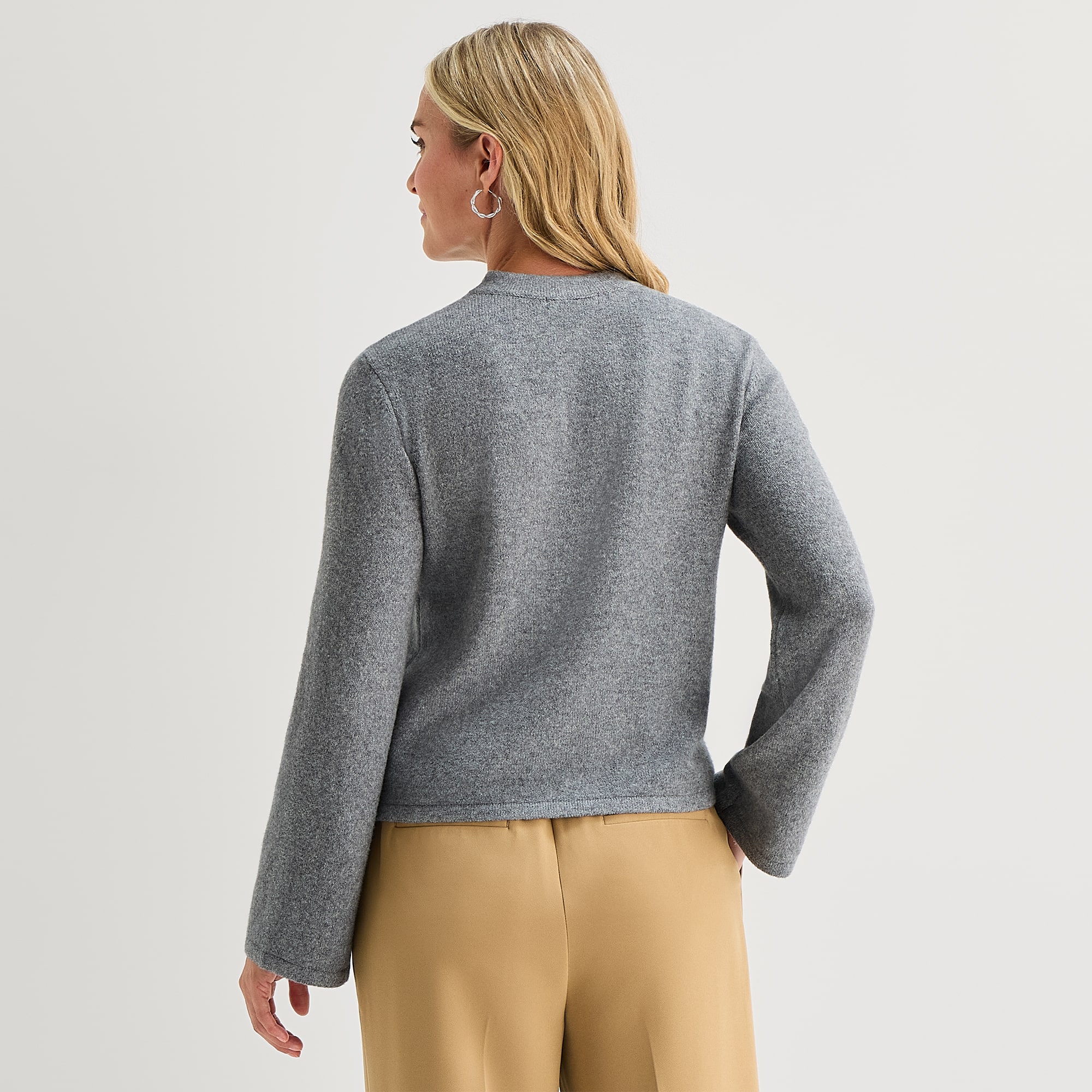 Liz Claiborne Womens Long Sleeve Pullover Sweater
