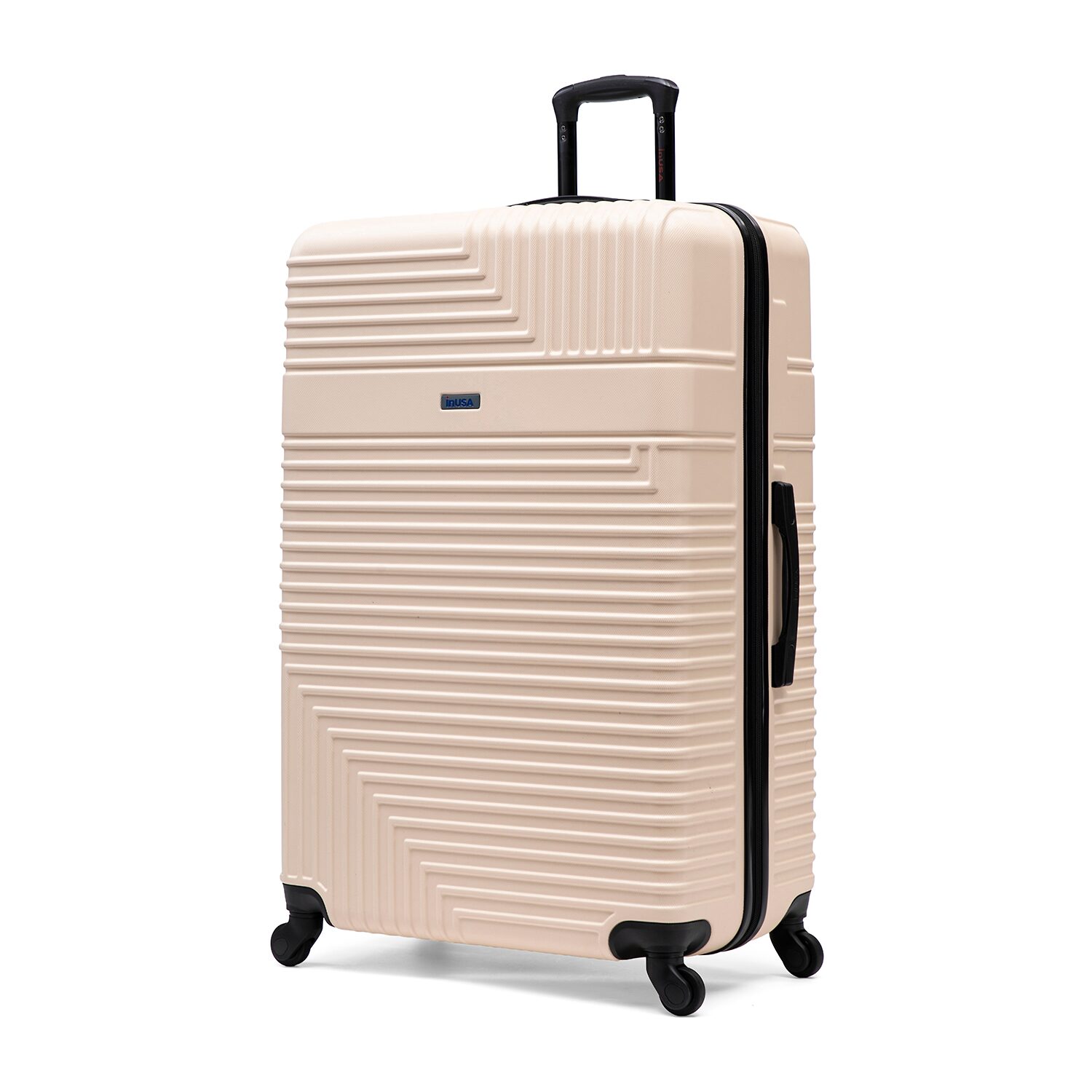 InUSA Resilience 32 Inch Hardside Checked Spinner Luggage