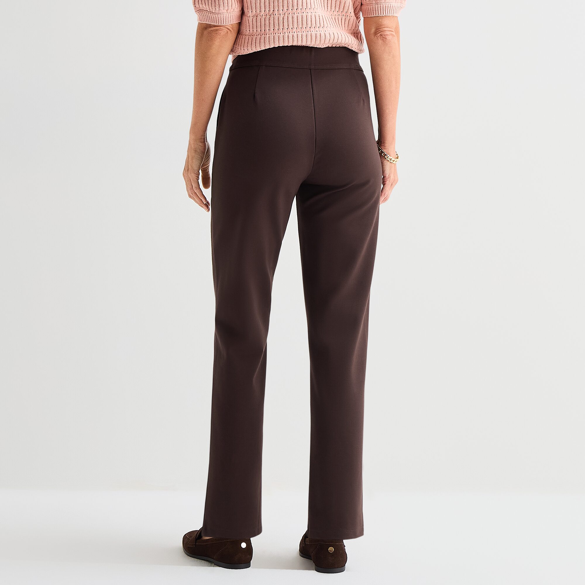 Liz Claiborne Maya Womens Straight Mid Rise Pull-On Pant