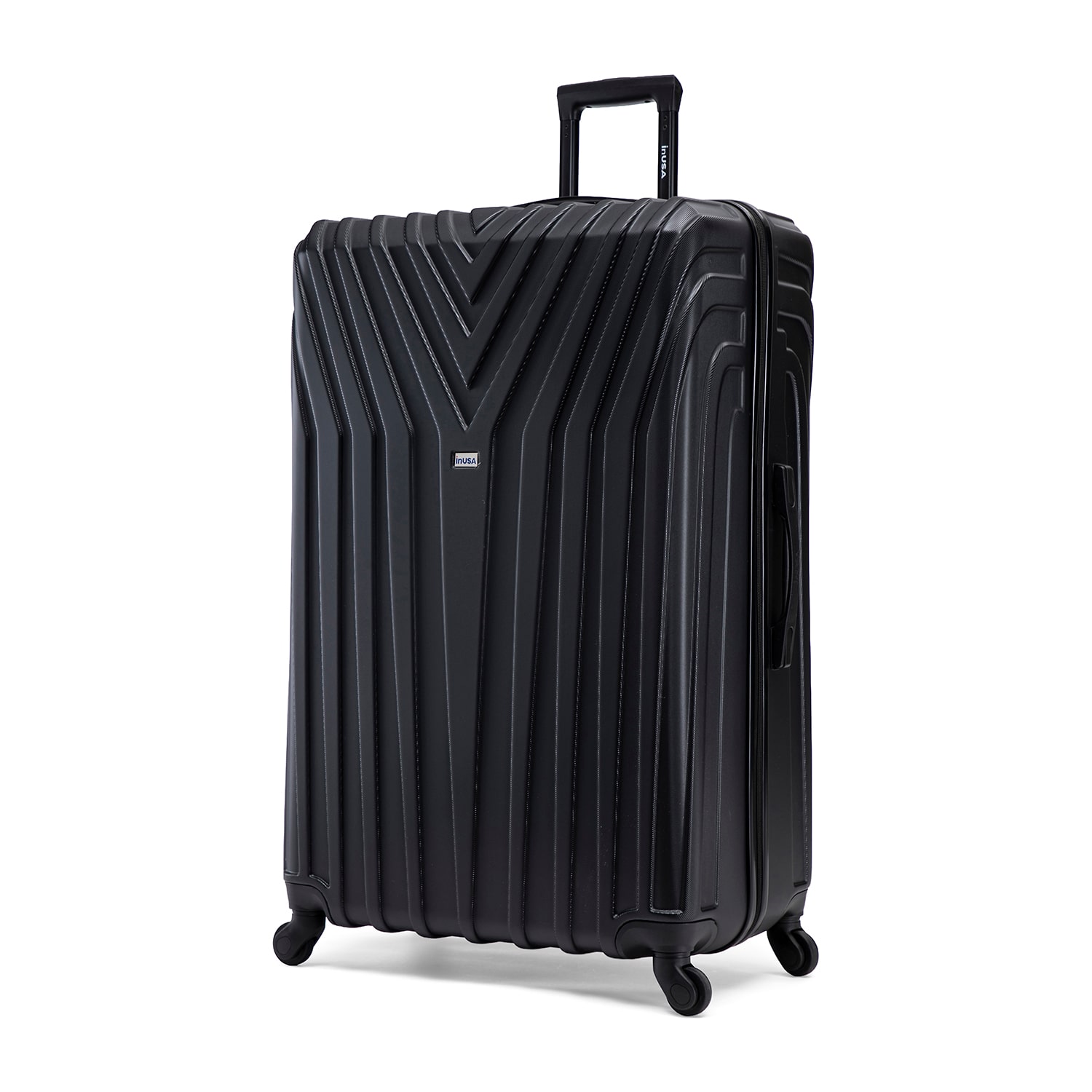 InUSA Vasty 32 Inch Hardside Checked Spinner Luggage