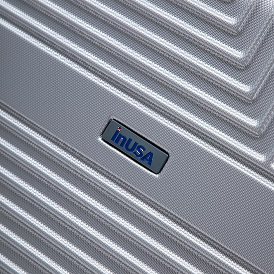InUSA Resilience 32 Inch Hardside Checked Spinner Luggage