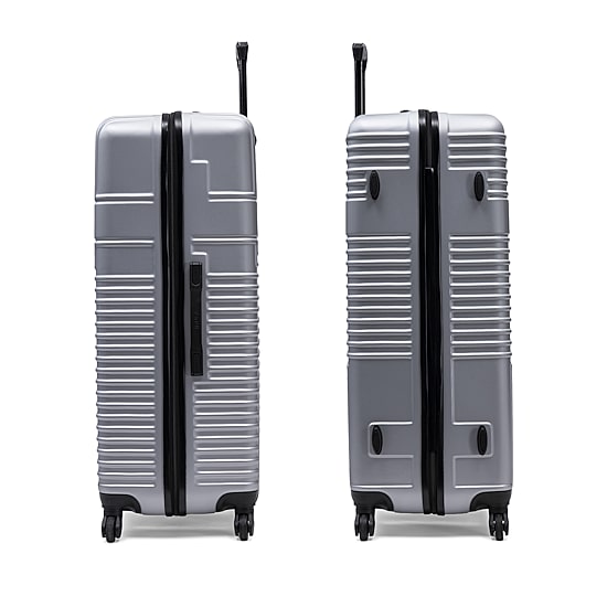 InUSA Resilience 32 Inch Hardside Checked Spinner Luggage