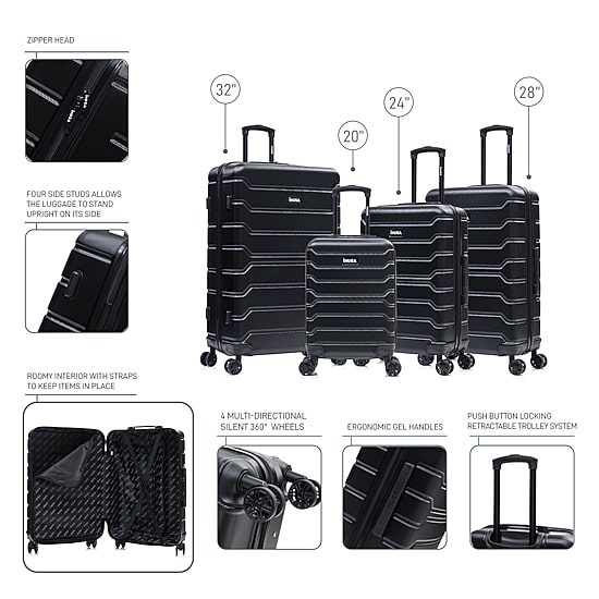 InUSA Trend 4-pc. Hardside Luggage Set