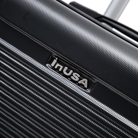 InUSA Pilot 32 Inch Hardside Checked Spinner Luggage