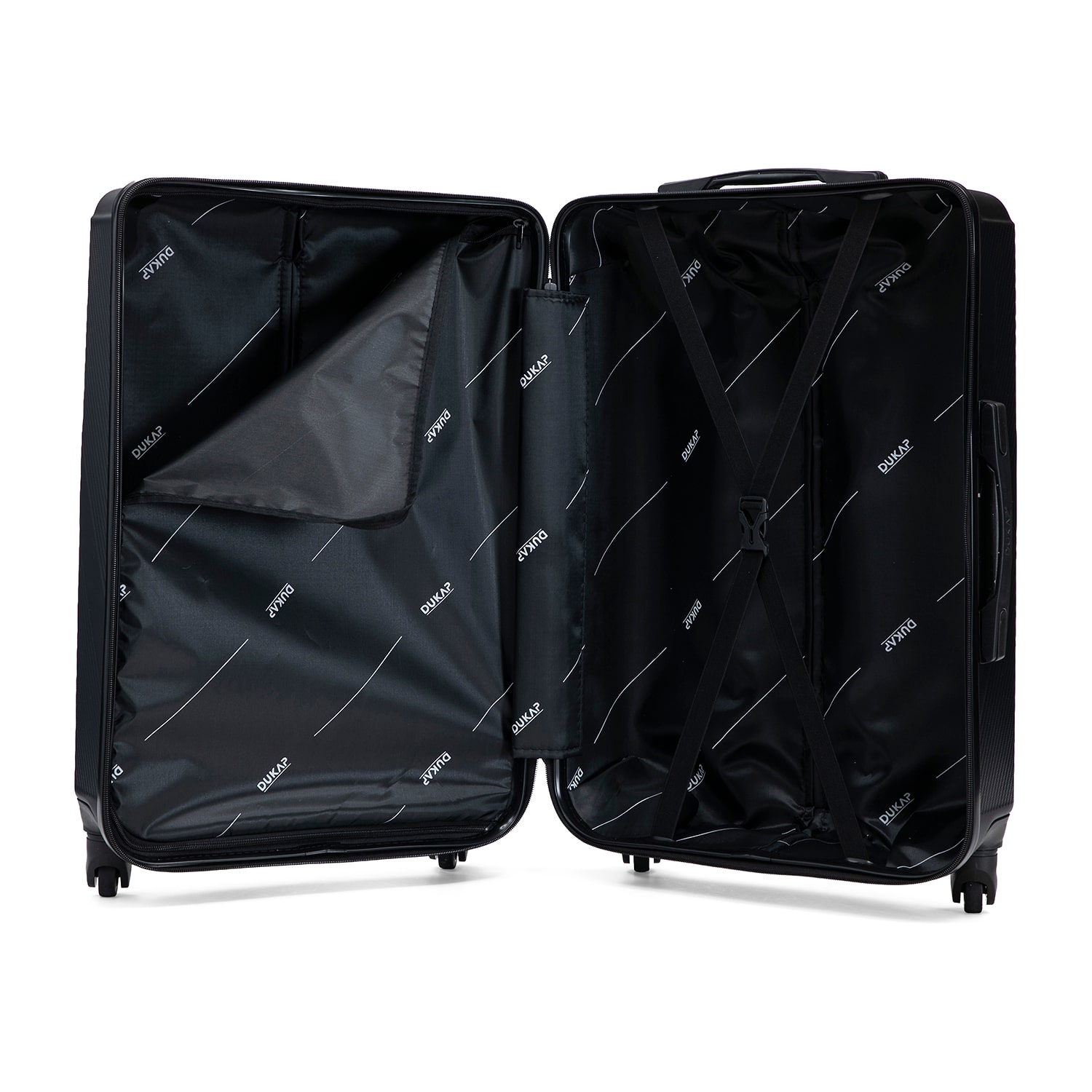 Dukap Discovery 32 Inch Hardside Checked Spinner Luggage