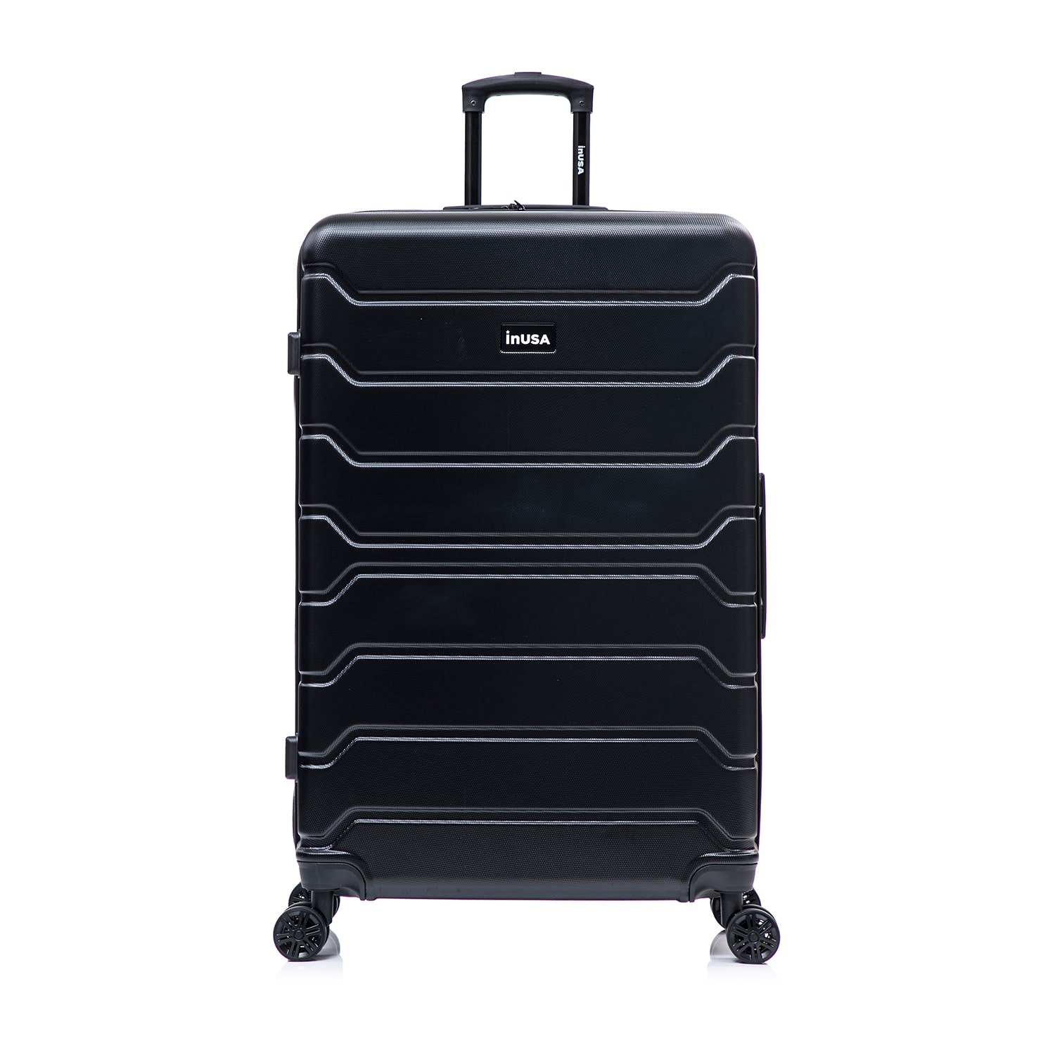 InUSA Trend 32 Inch Hardside Checked Spinner Luggage