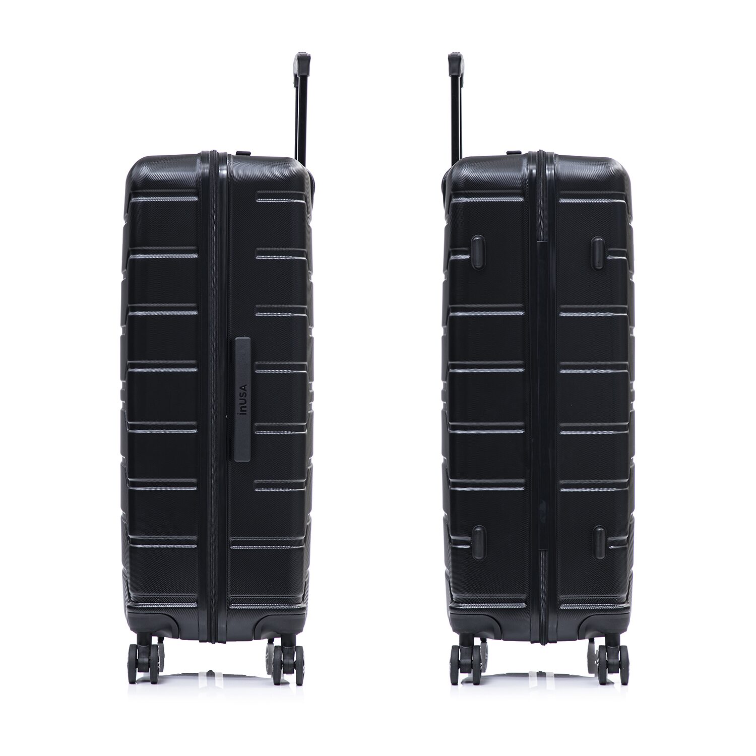 InUSA Trend 32 Inch Hardside Checked Spinner Luggage