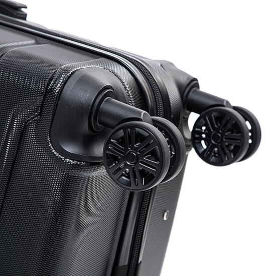 InUSA Trend 32 Inch Hardside Checked Spinner Luggage