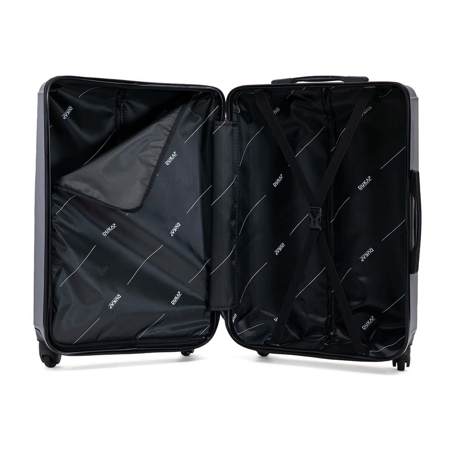 Dukap Discovery 32 Inch Hardside Checked Spinner Luggage