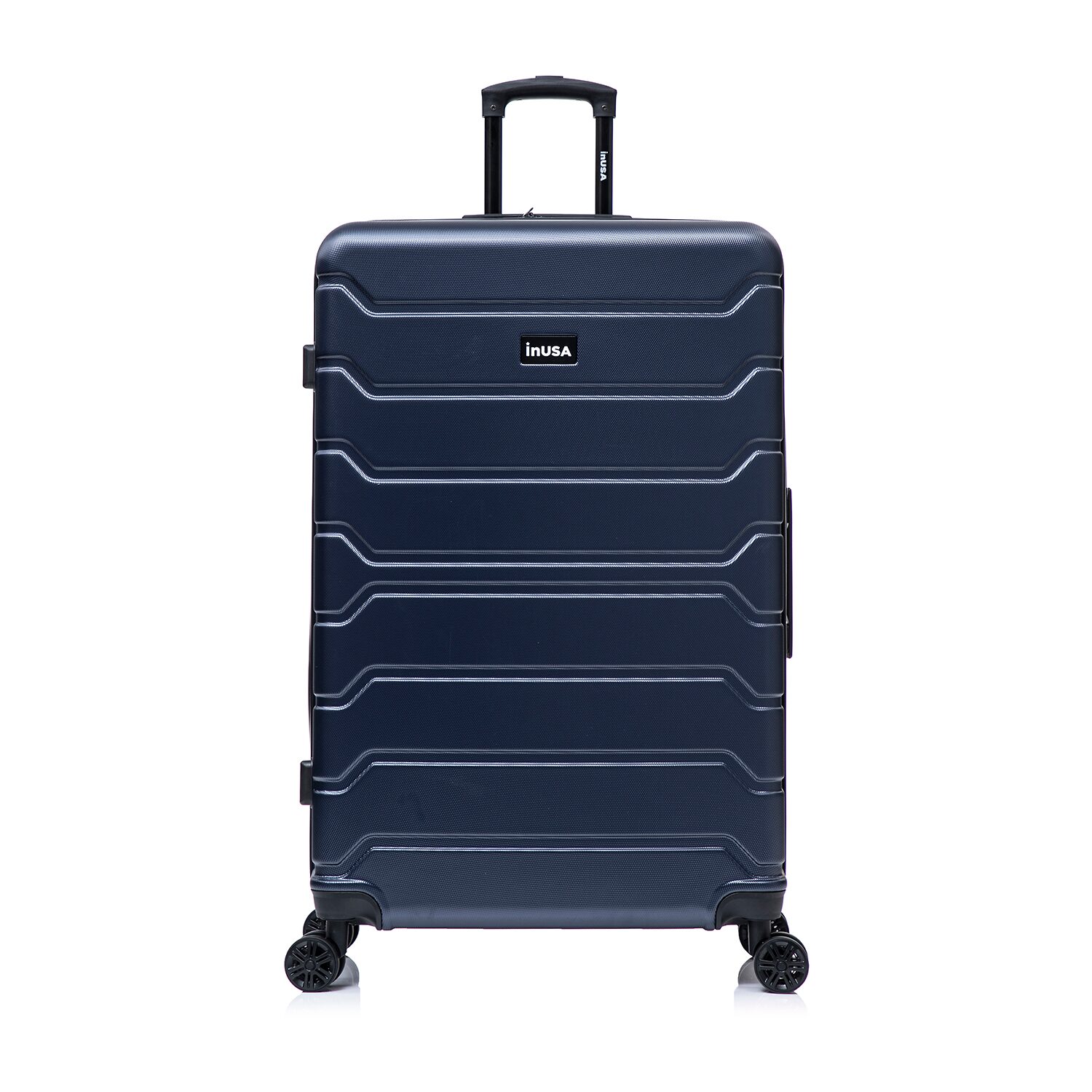 InUSA Trend 32 Inch Hardside Checked Spinner Luggage