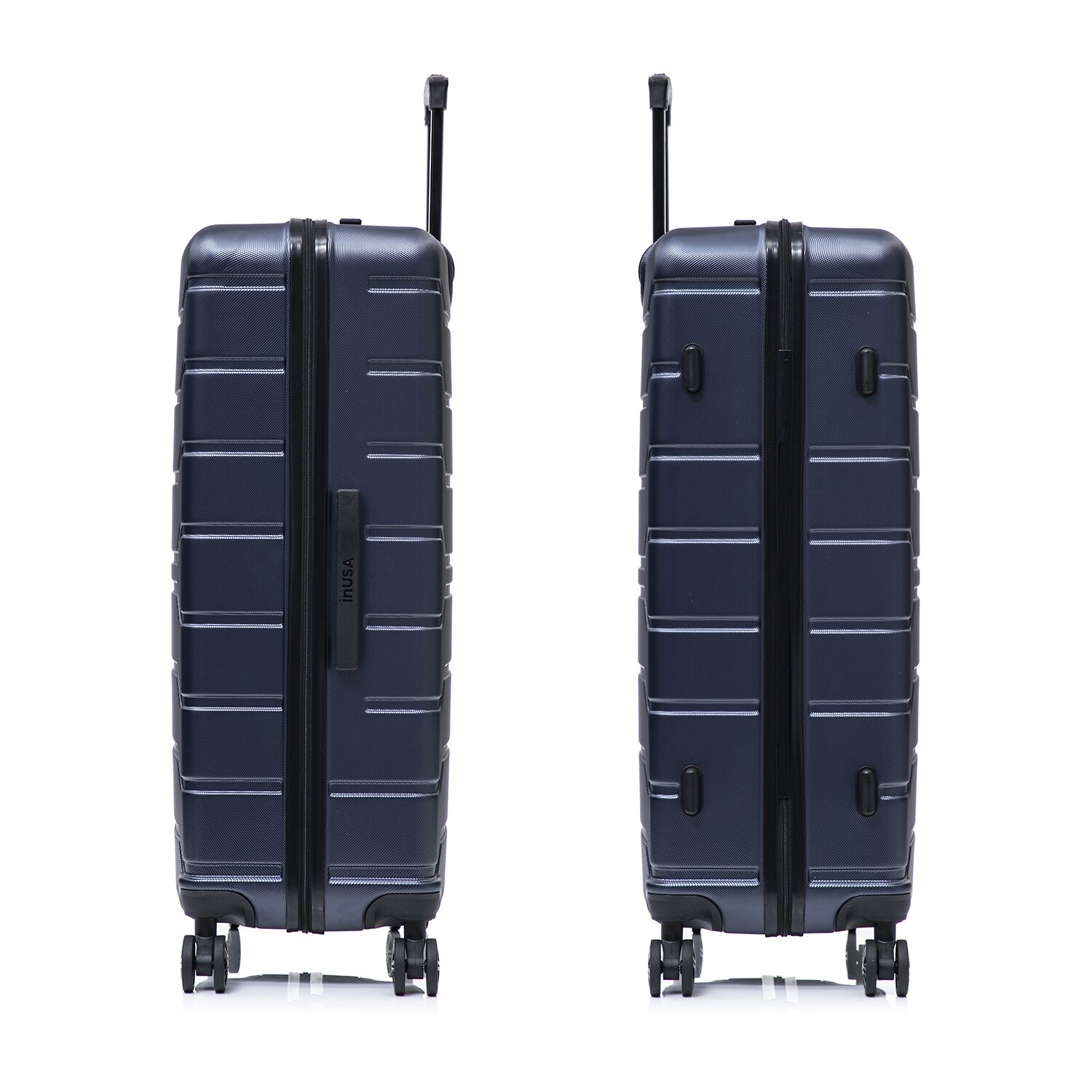 InUSA Trend 32 Inch Hardside Checked Spinner Luggage