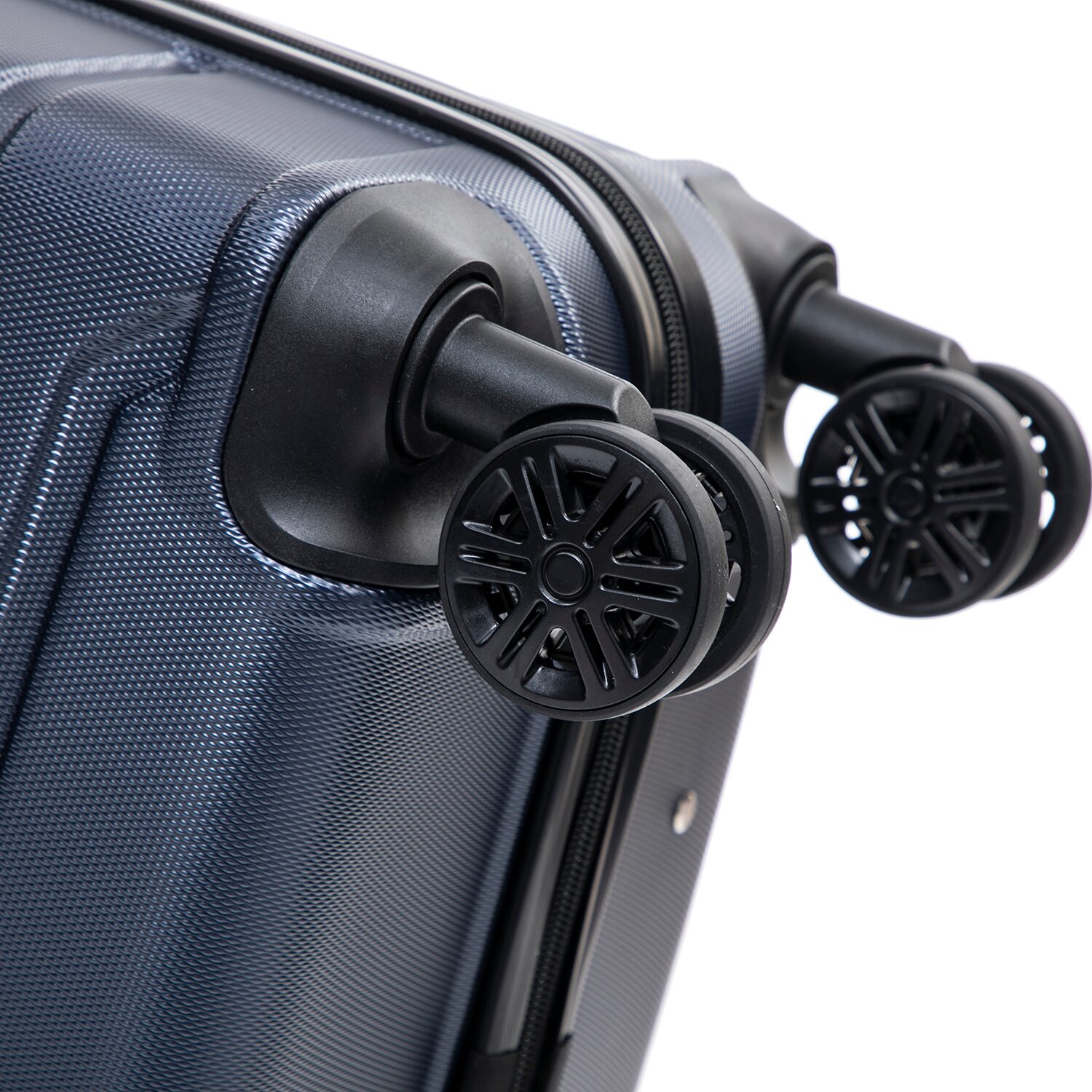 InUSA Trend 32 Inch Hardside Checked Spinner Luggage