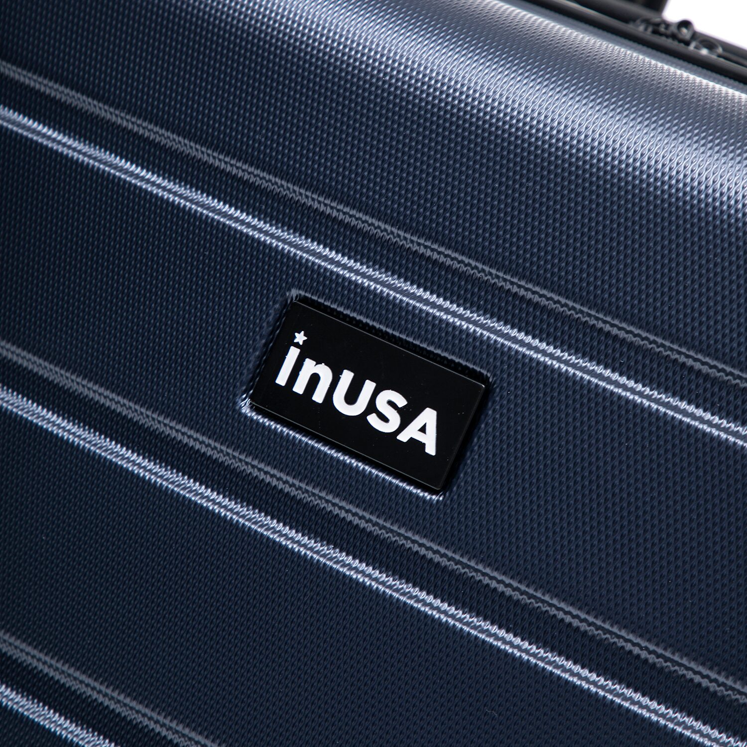InUSA Trend 32 Inch Hardside Checked Spinner Luggage