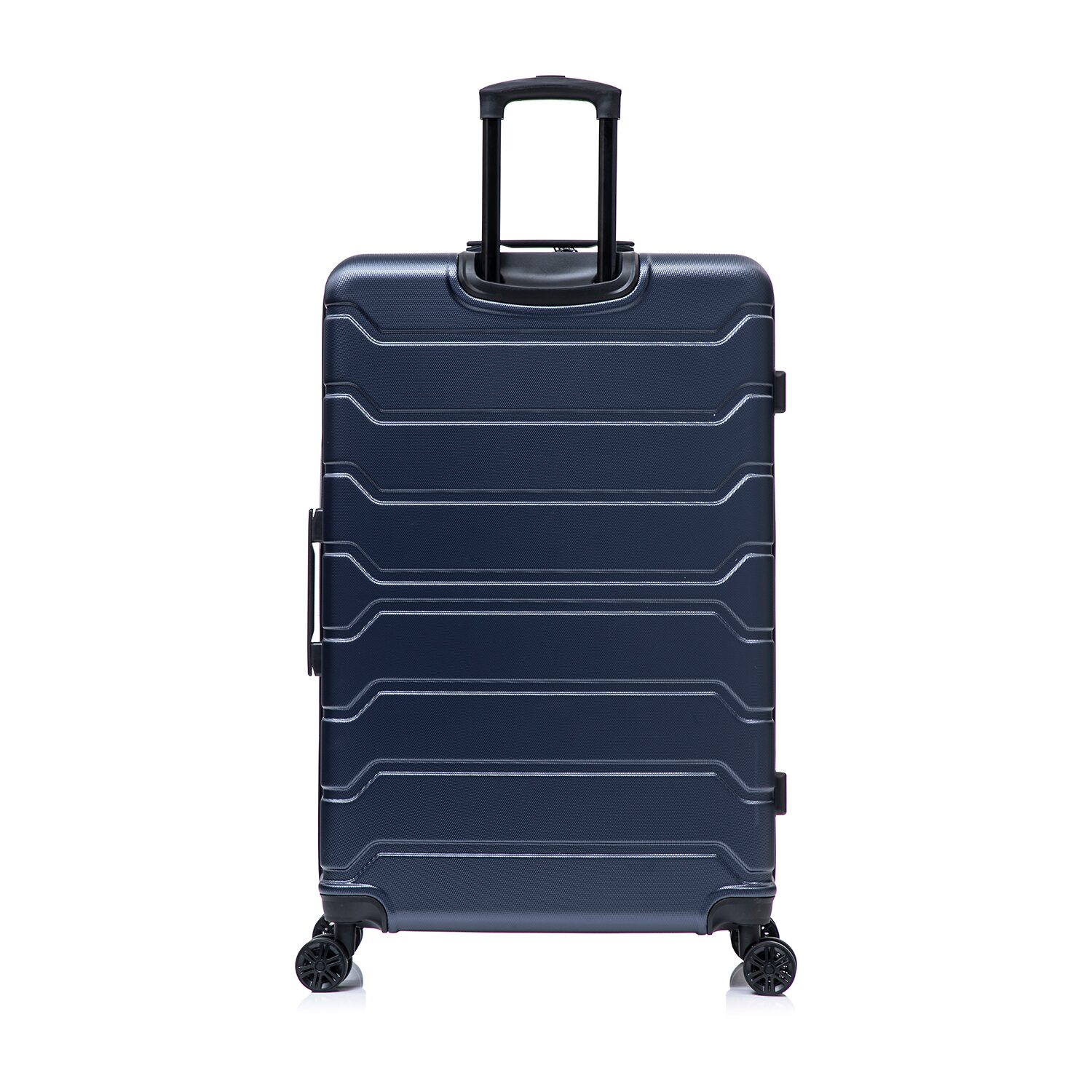 InUSA Trend 32 Inch Hardside Checked Spinner Luggage
